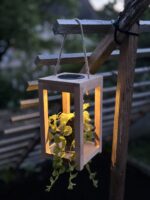 Lanterne "Lueur de Cèdre" lampe solaire